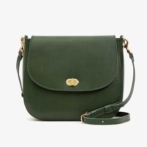 Clare V. Evergreen Turnlock Louis